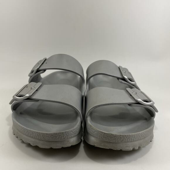 Birkenstock Arizona EVA Womens Size 40 US Size 9-9.5 Narrow Slides Gray Rubber - Picture 2 of 9